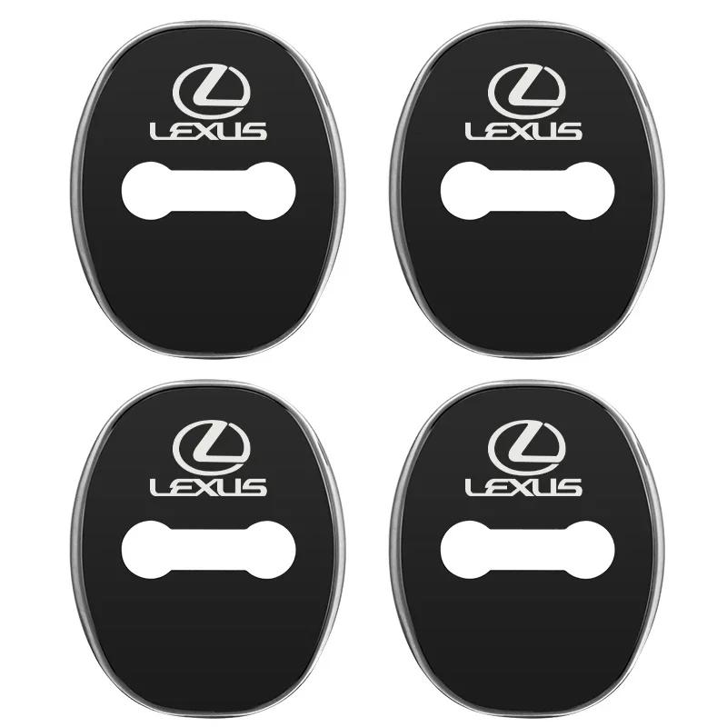 2026 Hot Interior Stickers For Lexus RX350 IS300 ES350 IS250 CT200H IS NX ES GS350 NX200T RX GX GX460 4pcs Stainless Steel Car D