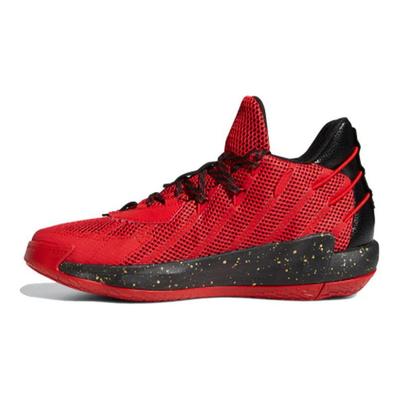 Dame 7 Китайские новогодние мужские кроссовки Red Scarlet Gold-Metallic FY3442