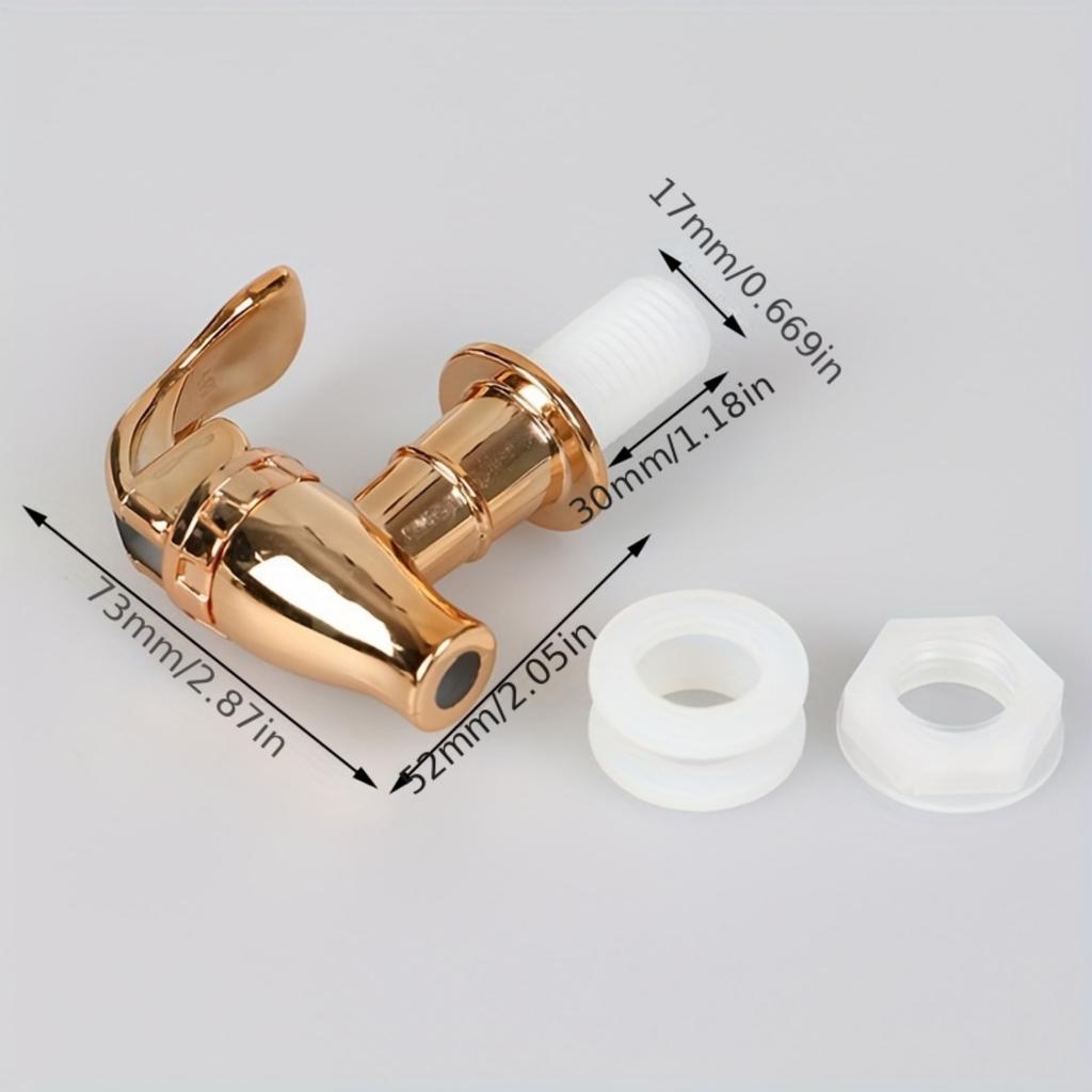 Металлический кран для винных бутылок — не требует электропитания, стандартная резьба для стеклянных банок и резервуаров для воды