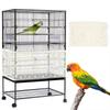 Adjustable Elastic Bird Cage Cover Mesh Fabric Bird Seed Guard New Bird Cage Net
