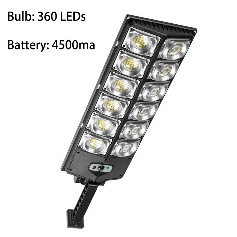 10000LM Outdoor Solar Lamp Waterproof Garden Floodlight Motion Sensor LED Solar Lamp Photosensitive Courtyard Lamp 4500mAh Solar Wall Lamp