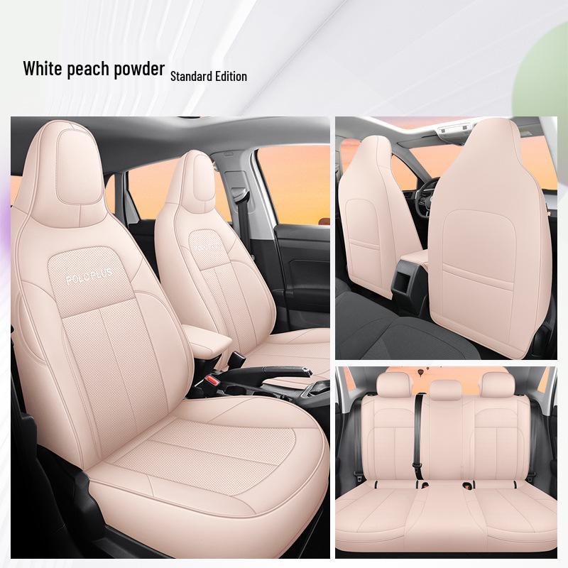 DJGY Подушка на сиденье из спортивной кожи для Volkswagen POLO PLUS - Всесезонный чехол для специальных автомобильных сидений