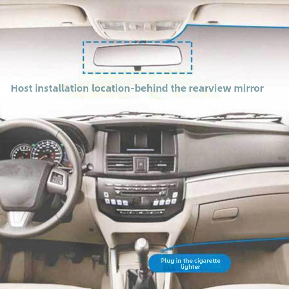 Wide Angle HD Driving Recorder Three Lenses Car Charge Reversing Camera Auto