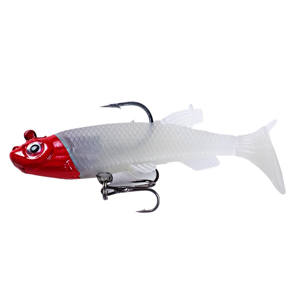 Мягкие рыболовные приманки, джиг-головки, приманки с Т-образным хвостом, 8 см, 12,3 г, рыболовная приманка, большой хвост с джиг-головкой, весло/прямой/Т-образный хвост, мягкие приманки для морской и пресной воды