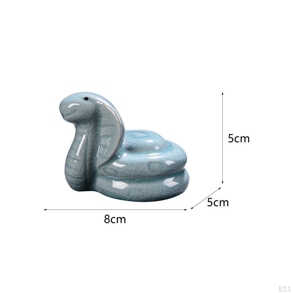 Керамическая коллекция чайных фигурок для домашнего декора