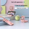 Portable USB Neck Fan: Foldable, Three-Speed, Long Battery Life, Digital Display - Ideal for Desktop and Outdoor Use.