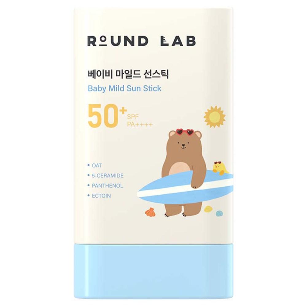 Круглая мягкая солнцезащитная палочка для младенцев SPF50+ PA++++, 21 г, 1 шт.