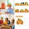 Seasonal Pumpkin Mask Party Prop For Thanksgiving Home Party With Paper Design