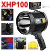 XHP100 портативный светодиодный фонарик высокой мощности, уличный прожектор, прожекторы, перезаряжаемый фонарь из АБС-пластика, встроенный аккумулятор, аварийное освещение