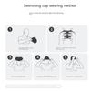 Anti-fog Silicone Swim Cap Adjustable Diving Eyewear Adult Swimming Goggles Set  Water Sports