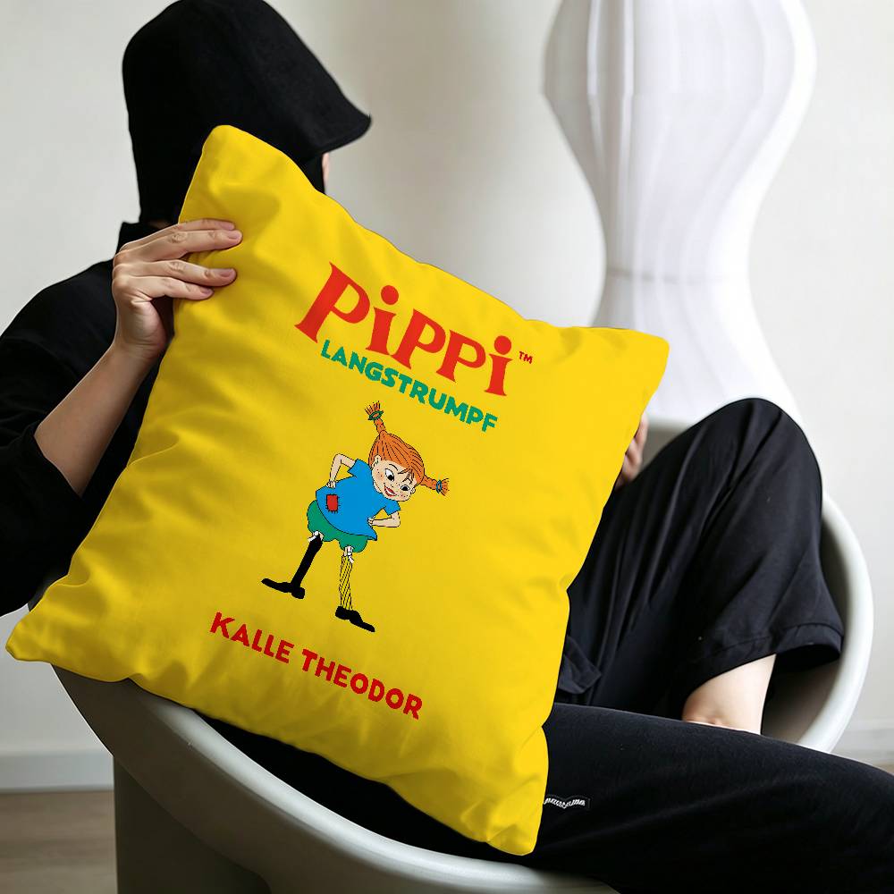 pPippi Longstocking Pillow Cover Design cushion Cover decor Holiday Decorati
