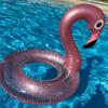 Inflatable Flamingo Pool Float Swimming Ring Circle Rubber Ring for Adult Kids Floating Seat Summer Beach Party Pool Toys