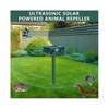 2024 Ultrasonic Animal Repellent, 1-Pack Solar Outdoor Deer Repeller with Motion Sensor, Deters Cats, Squirrels, Rabbits