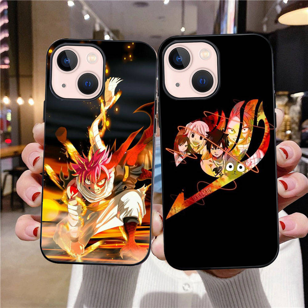 Черный чехол B-33 Fairy Tail для OPPO A5 A9 A15 A16 A55 A94 A95 A96 Reno 6 7 8 10 5G Realme 7I 8I C30 C31 VIVO V23E V25 V27 Pro Y20S Y17S