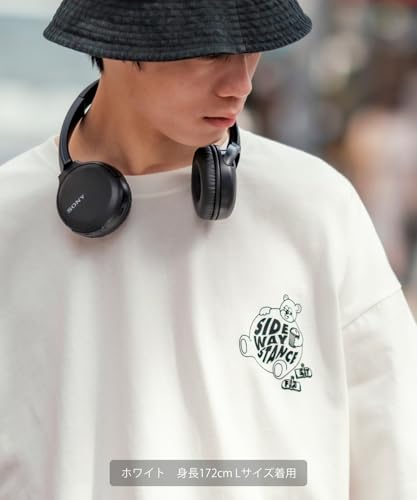 [IMPROVES] [SIDEWAYSTANCE] Short Sleeve Fat Bear Print T-Shirt