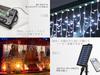Large Solar Panel LED Icicle Christmas 400 10M Type C DIY Christmas Lights for and Illumination, Waterproof, Lights, White, Bulbs, Length,
