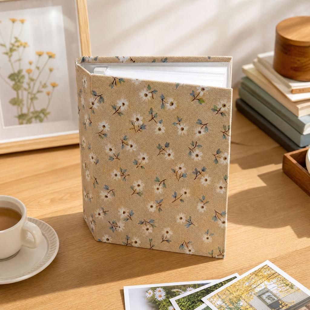 1-Pocket Photo Album for 200 Photos, -In Design for Organized Memory Storage