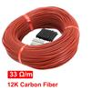50M Heating Cable and Underfloor Heating Thermostat 12K Floor Warm Wire 33ohm/m With Programmable Temperature Control