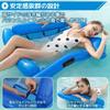 REBRIGHT DESIGN Взрослый плавающий матрас Кровать для плавания Гамак для воды для бассейна 4-сторонний (синий)