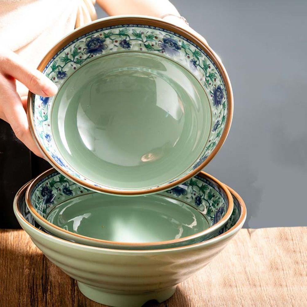 Имитация керамической миски для лапши Миска для супа в японском стиле Практичная меламиновая миска для рамена Рестораны