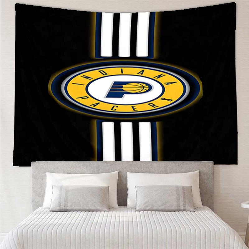 Pacers Basketball Team  Quick-Dry Tapestry Hanging for Bedroom,Livingroom, Playroom,Decor Art Room Wall Tapestry Holiday and Birthday Gifts