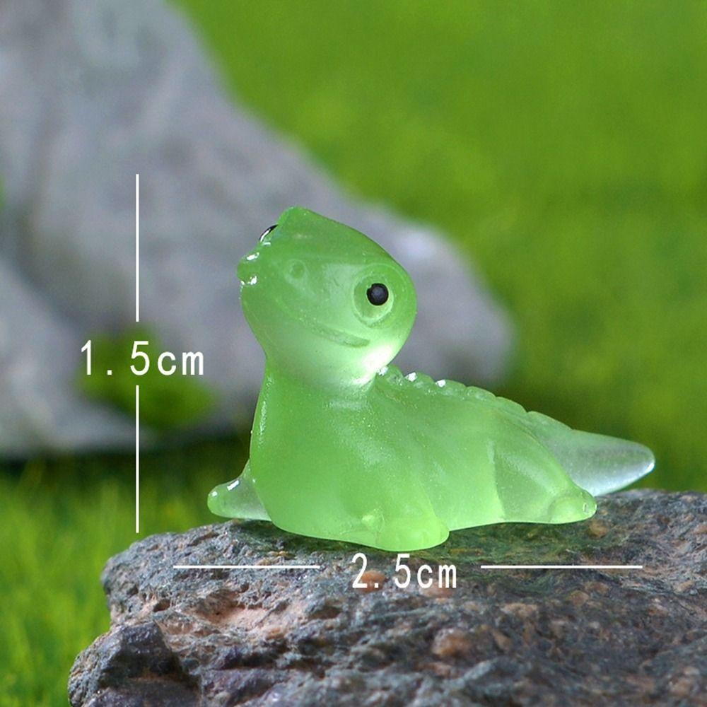 Cute Glow-in-the-dark Cute Lizard Micro Landscape Gardening Widget Cartoon DIY Material Resin Crafts DIY Accessories