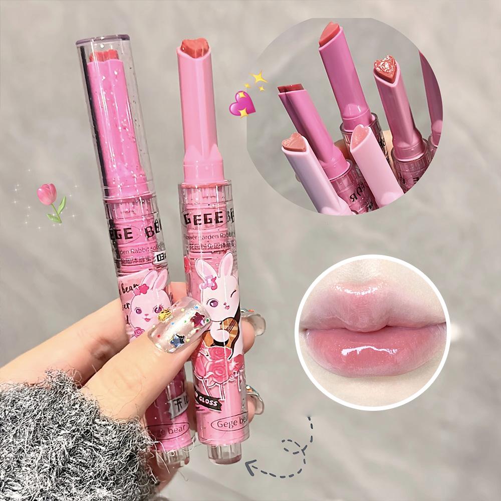 GEGE BEAR Watery Mirror Lip Gloss Набор помад Garden Rabbit Press-on Lovely Lip Gloss