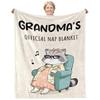 Fun Cat Printed Blanket Digital Printed Flannel Blanket Cartoon Printed Nap Blanket Air Conditioning Blanket
