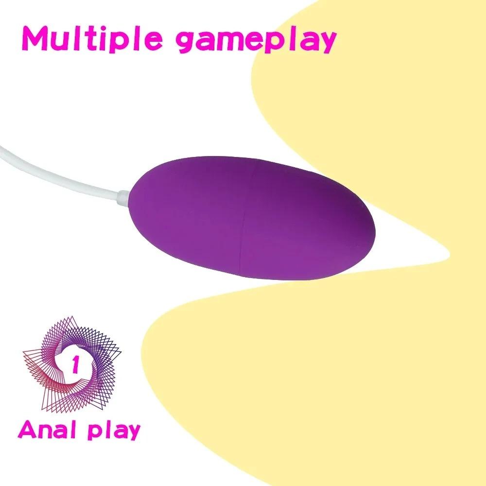 Вибрирующее яйцо Секс-игрушки для женщин Стимулятор точки G, сосков и клитора Массажер Вибратор Лижущее яйцо с зарядкой от мыши