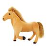 Cartoon Simulation Pony Black Horse Doll Plush Toy White Horse Doll Children'S Rag Doll Boy Birthday Gift