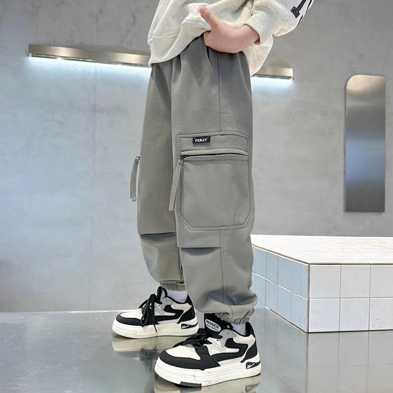 New Autumn Trousers for Boys: Children’s Casual Trousers, Medium To Large Sizes, Lightweight Workwear-style Trousers for Spring and Autumn