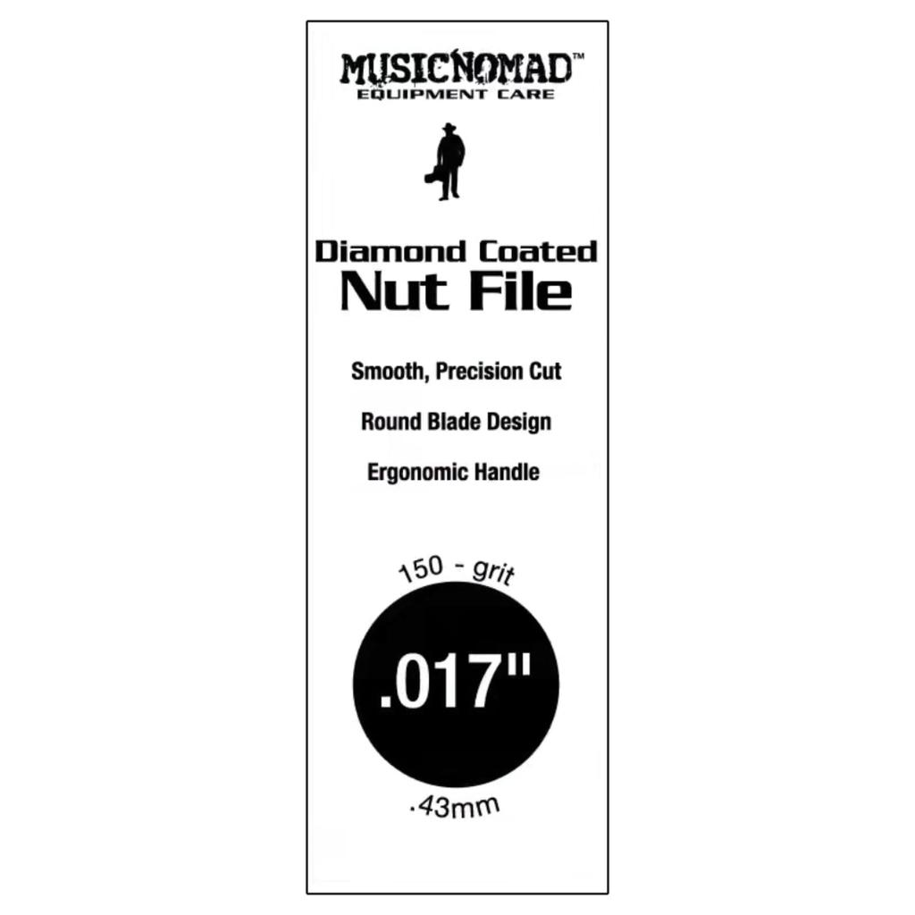 MUSIC NOMAD Diamond Coated Nut MN652 File, .017 Inch,