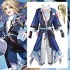 Game Honkai: Star Rail Yanqing Cosplay Costume Yan Qing Cosplay Cloak Wig Swordsman Kendo Uniform Adult Women Men Costume For Hallowmas Carnival Party