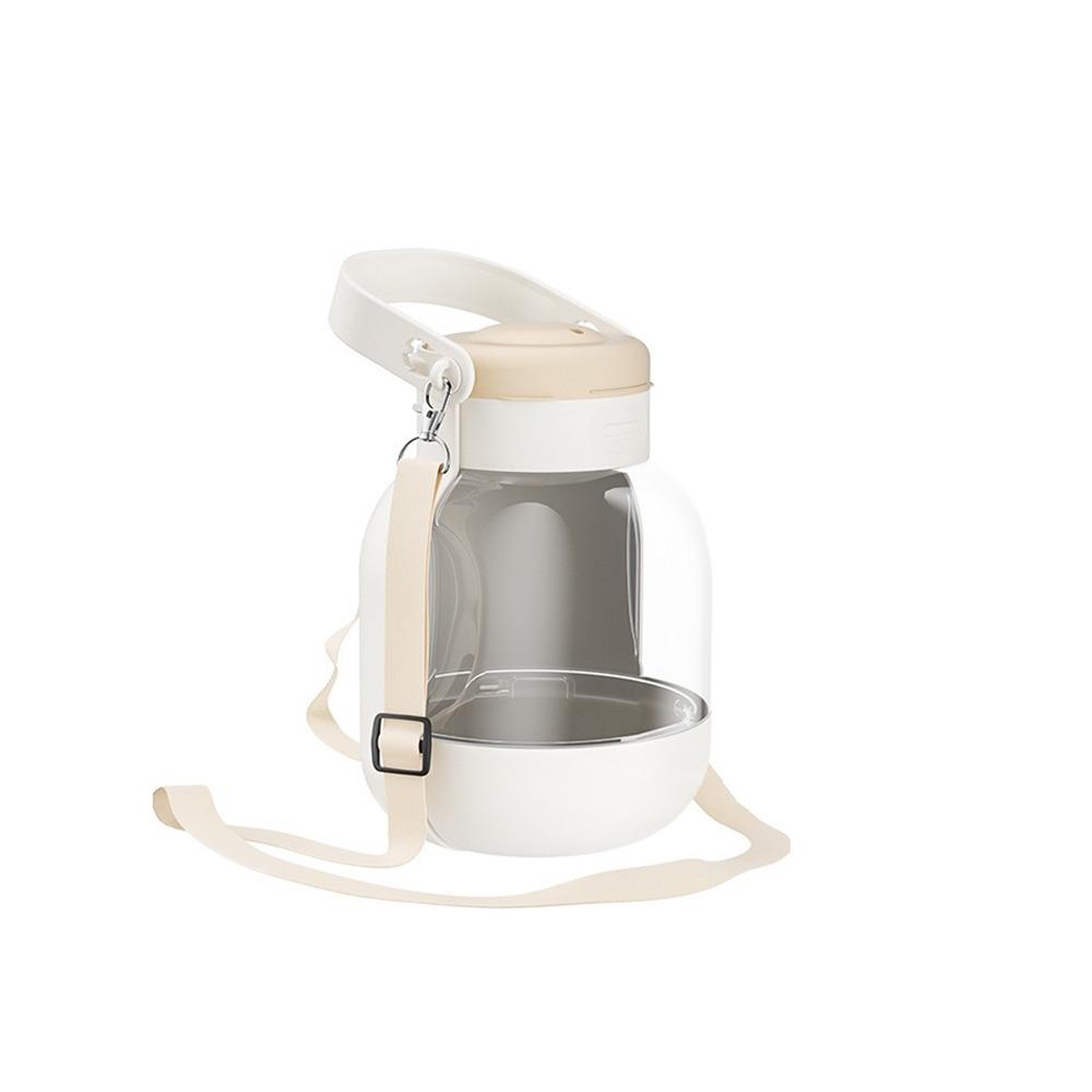 2 in 1 Design Dog Water Bottle Large Capacity Drinking Feeder Pet Drinking Bottle with Food Containe Leak-Proof