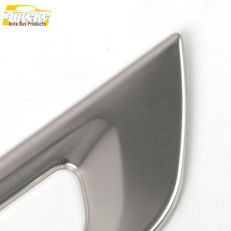 Stainless Steel Luminous Ring and Button Patch for Lamando L Rear Center Console - Fits 22 Models