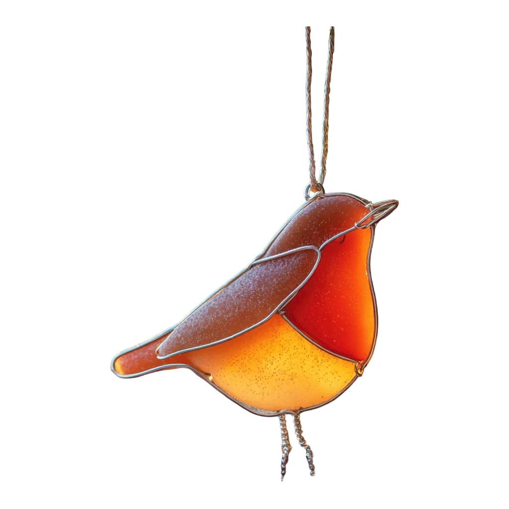 Акриловая подвеска в виде птицы, плоская 2D-подвеска, рождественское декоративное украшение.