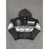 FolwStreet Street Clothing Printing Y2K Hoodle Men Women Zippered Pocket Hoodle