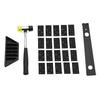 Набор для укладки ламината из 23 предметов с 20 напольными распорками, киянкой, монтажным блоком, монтажной лопаткой, инструментом для укладки виниловой плитки и деревянного пола