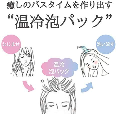 CLAYGE Courreges [D] Shampoo 500ml & Treatment 500ml Set, Hot & Cold Head Spa, Moisturizing Damage Care