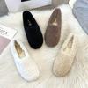 Women's Furry Velvet Lamb Wool Loafers - Autumn/Winter Large Size (41-43)