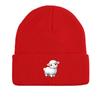 White Sheep Winter Knit Hat Beanie, Animal Man Cap Winter Slouchy Unisex Gorro Knitted Cap Beanie