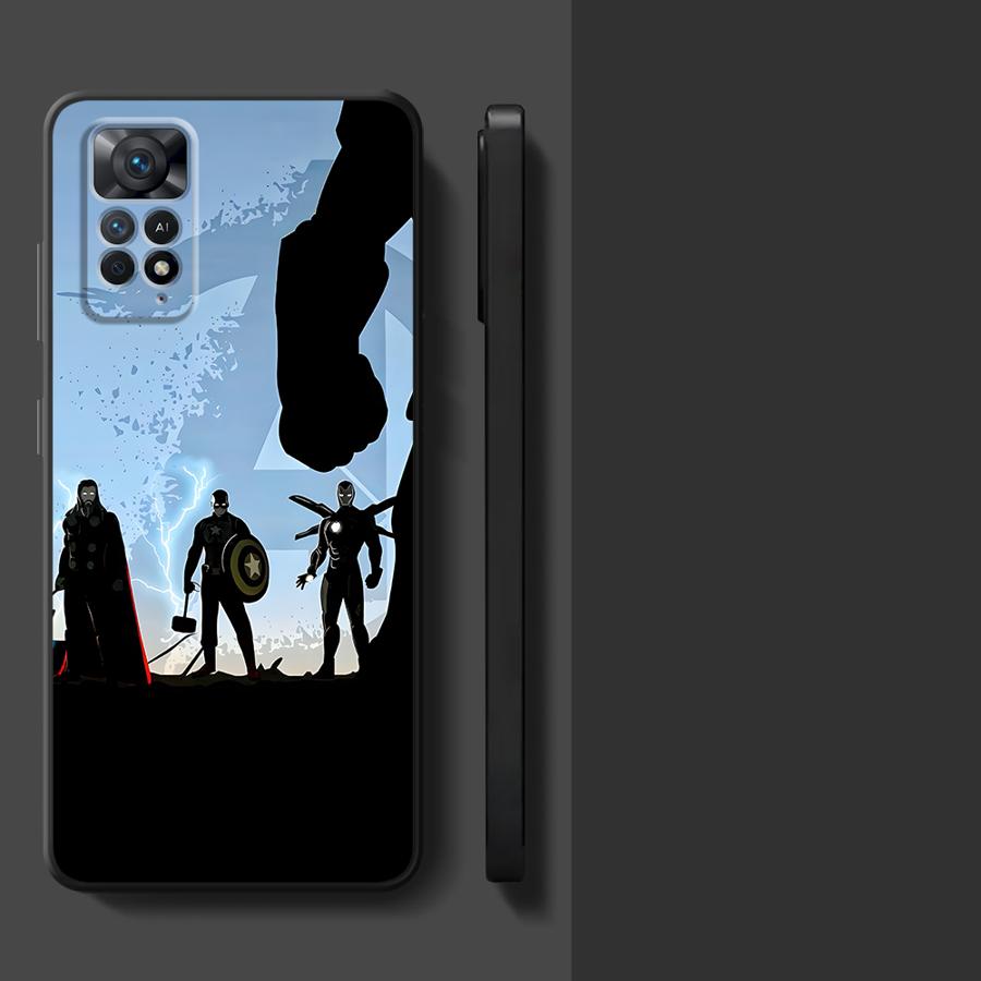 Чехол Marvel Innovation Avenger для Xiaomi Redmi Note 11s 12s 11 10S 9S 12 Pro 10 7 8 9 13 Pro Plus 14 Funda Чехол для телефона