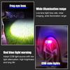 NEW Super Bright LED Source Flashlight Work Lamp with Magnet Alarm SOS Key Chain Power Bank Waterproof Emergency Flashlight
