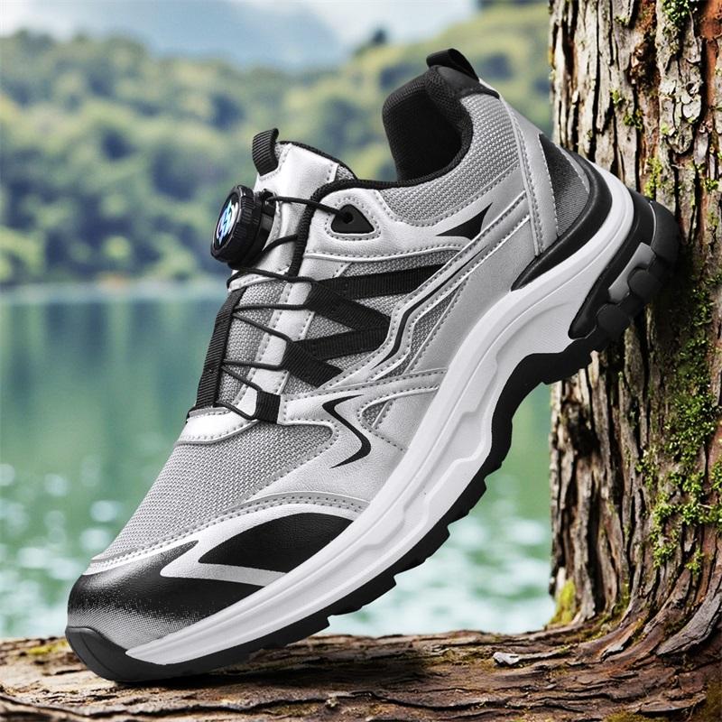Outdoor Men's Hiking Shoes Non-slip Breathable Running Sneakers Jogging Casual Sport Shoes Comfortable Trekking Climbing Shoes