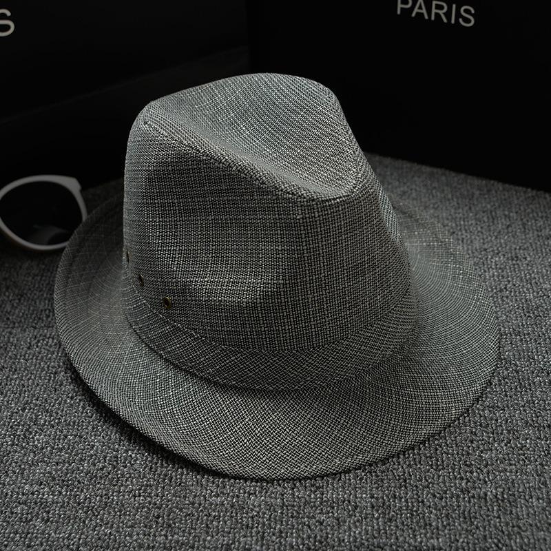 [Cotton And Linen Fabrics] [By Size] Men'S And Women'S Panama Jazz Hats, Sun Hats, Top Hats, Sun Hats