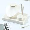 Multi-purpose Combination Set Jewelry Rack Fashion Jewelry Tray with Partitioned  Table Display