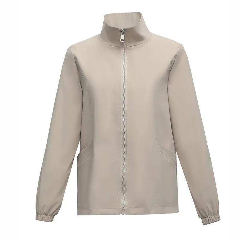 Пальто женское на весну и осень, короткая ветровка, свободная повседневная бейсбольная форма, универсальная куртка