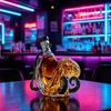 Декантер для виски Yousheng в форме осьминога, 3D выдувная стеклянная бутылка для вина с пробкой, 400 мл, ручная работа, без свинца, для бара, креативный декор для бара, подарок для