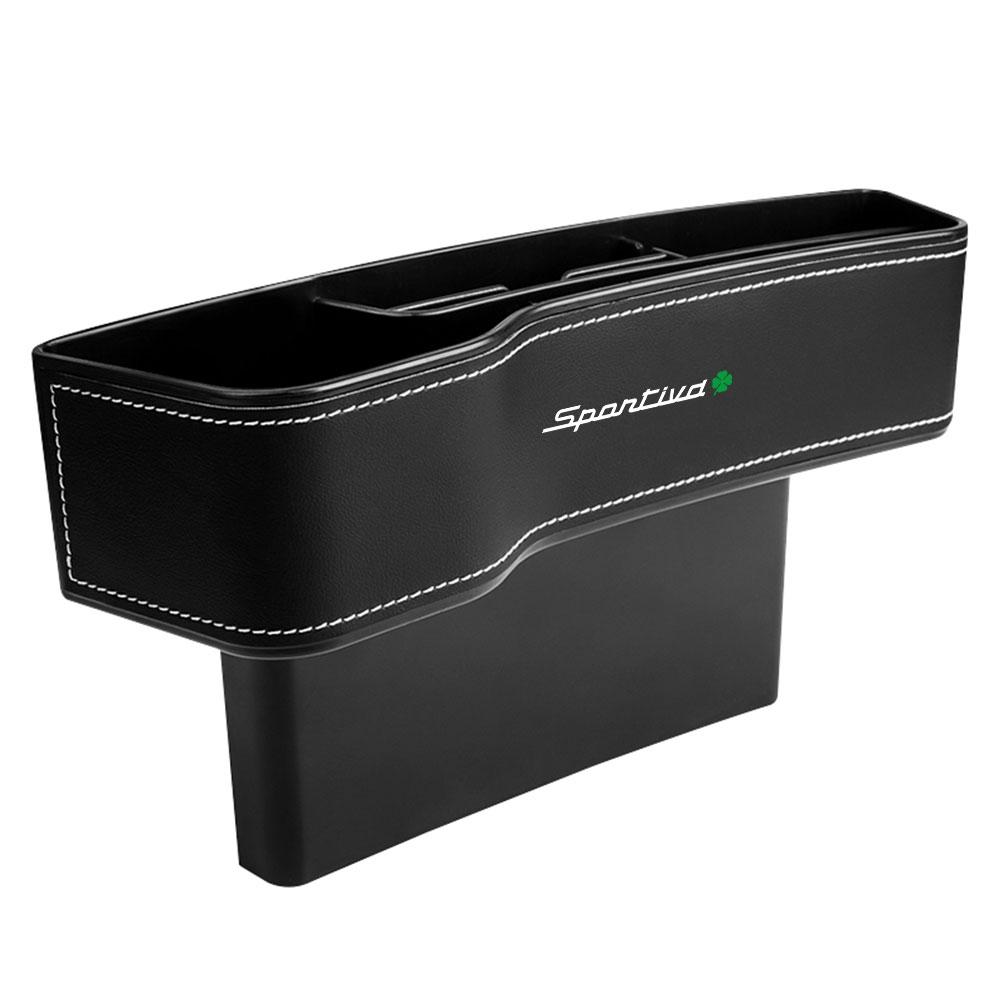 Leather Car Seat Gap Storage Box Seam Filler Organizer Auto Accessories For Alfa Romeo 159 Giulietta Giulia 147 156 Mito Stelvio