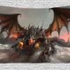 Fantasy Fire Dragon Tapestry, Polyester Gothic Aesthetic Wall Hanging, Bedroom Dorm Room Home Decor, Cool Gift
